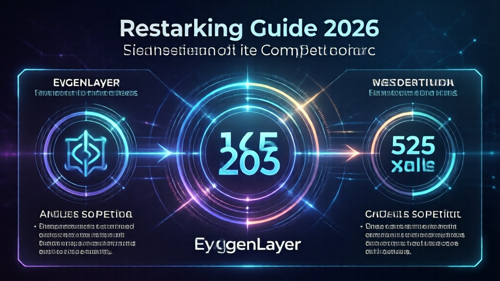 Restaking Guide 2026: Maximizing Yield with EigenLayer and Its Rivals